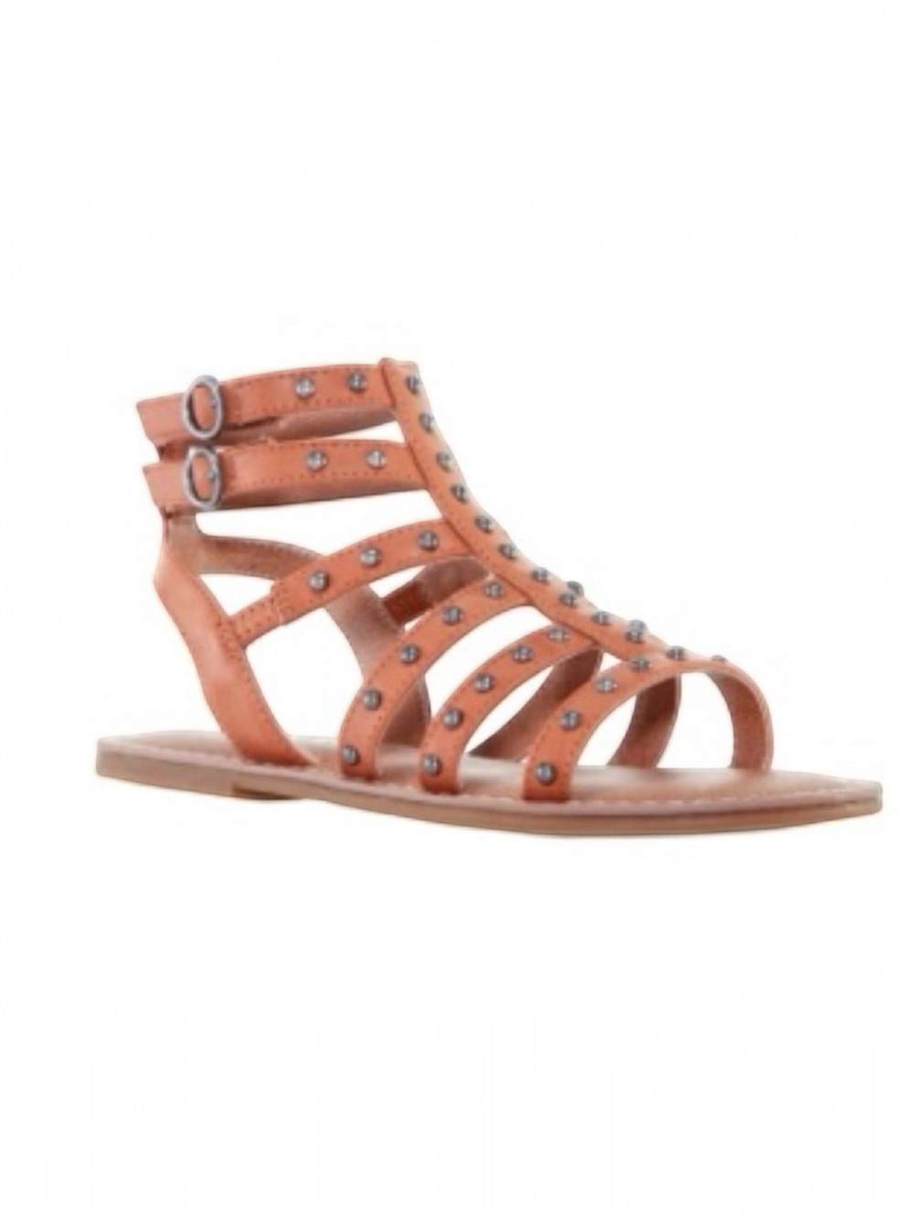 Nina Edie Gladiator Sandals Tan Studded | Girls Size 12